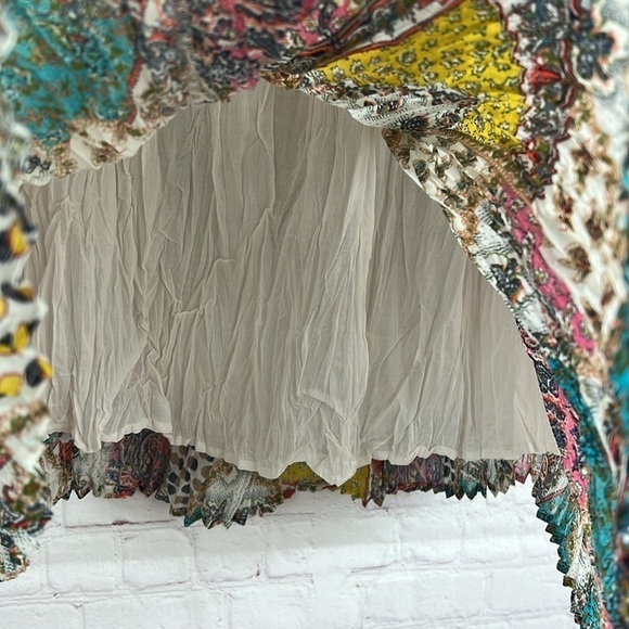 NorthStyle Multicolored Patchwork Quilted Broomstick Floral Skirt Size Medium - Picture 3 of 4